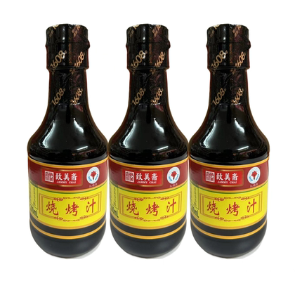致美斋红棉牌烧烤汁200ml韩式烤肉汁牛排叉烧酱BBQ烧烤蘸料调味汁