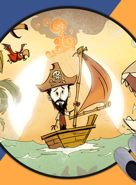 饥荒Don't Starve游戏周边地垫房间卧室床边毯电脑椅ins圆形地垫