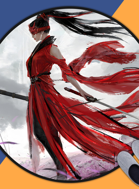 永劫无间游戏周边地垫宁红夜卧室床边毯电脑电竞椅防滑圆形地垫