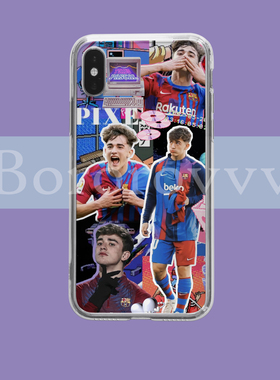 西班牙加维Gavi巴塞罗那手机壳 适用于 苹果小米华为vivoOPPO红米