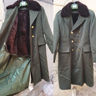 老红军老干部87马裤呢大衣　将官马裤尼大衣毛料军大衣毛领内胆正