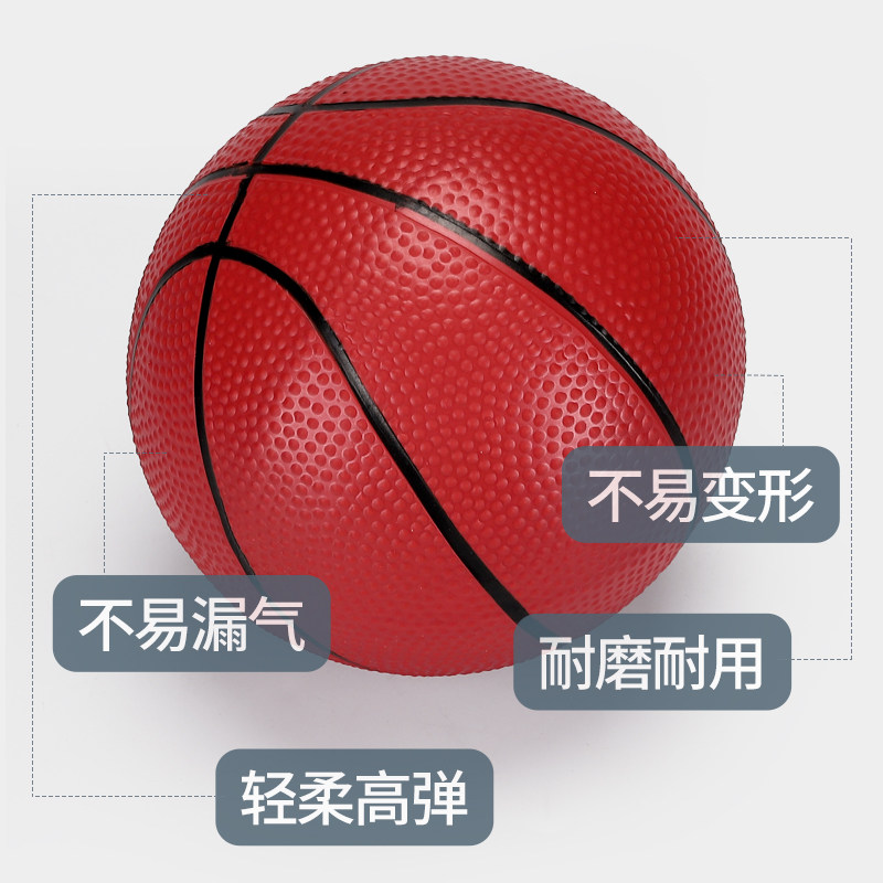 原厂儿童篮球加厚褐色拍拍皮球 仿真篮球充气玩具宏登正品小篮球