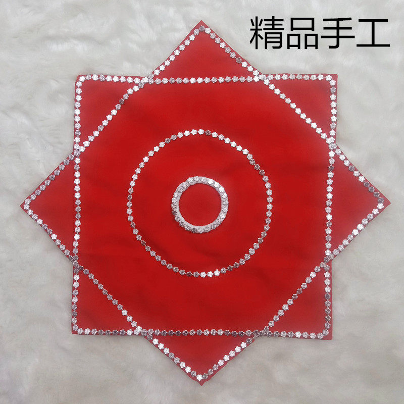 东北二人转手帕精品一对成人儿童八角巾考级专用秧歌跳舞蹈手绢花