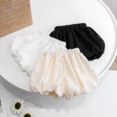 短裤 洋气百搭热裤 2025新款 儿童韩版 潮 宝宝可爱泡泡灯笼裤 女童夏季