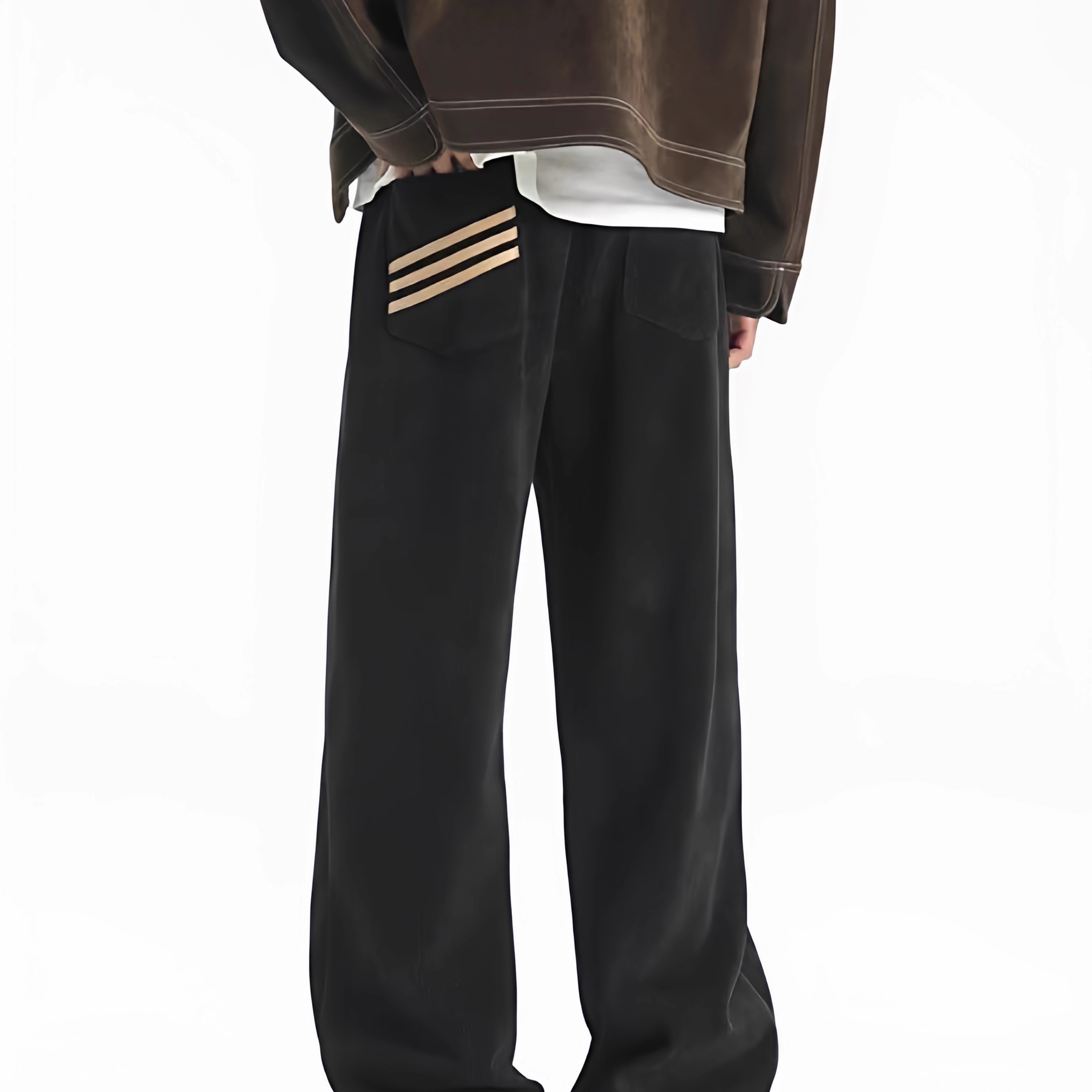 裤子男款秋冬哈伦裤男士休闲裤灯芯绒男裤束脚宽松运动卫裤九分裤