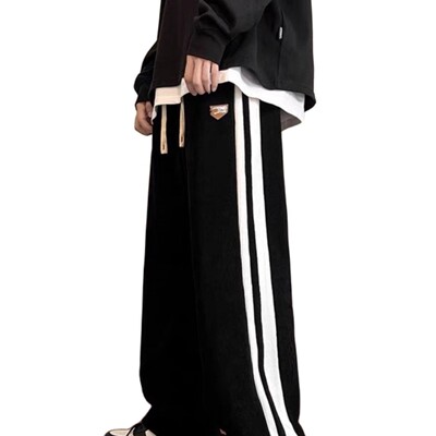 美式潮牌灯芯绒裤子男款