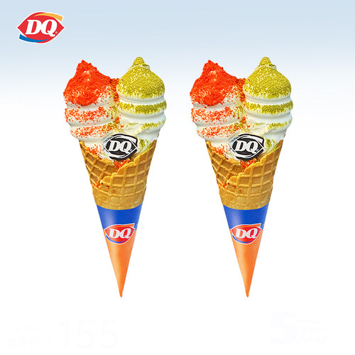 【电子卡券】DQ 2份双头怪华夫甜脆甜筒冰激凌雪糕 【谨防诈骗】