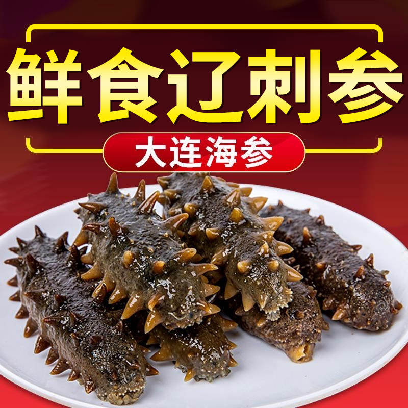 即食海参大连海参鲜活鲜食辽参刺参非淡干野生海参独立包装包邮 传统滋补营养品 干品/即食海参 原图主图