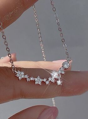 纯银轻奢小众项链520情人节礼物