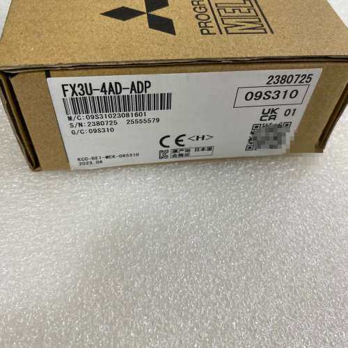 （维修议价）三菱模块，型号FX3U-4AD-ADP，包正品，盒码