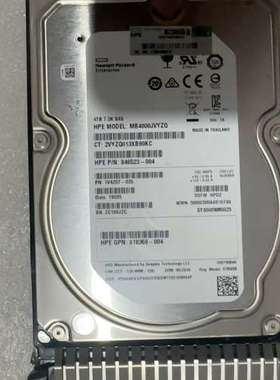 （维修议价）hp/惠普 4T SAS 3.5寸 12GB 846523-