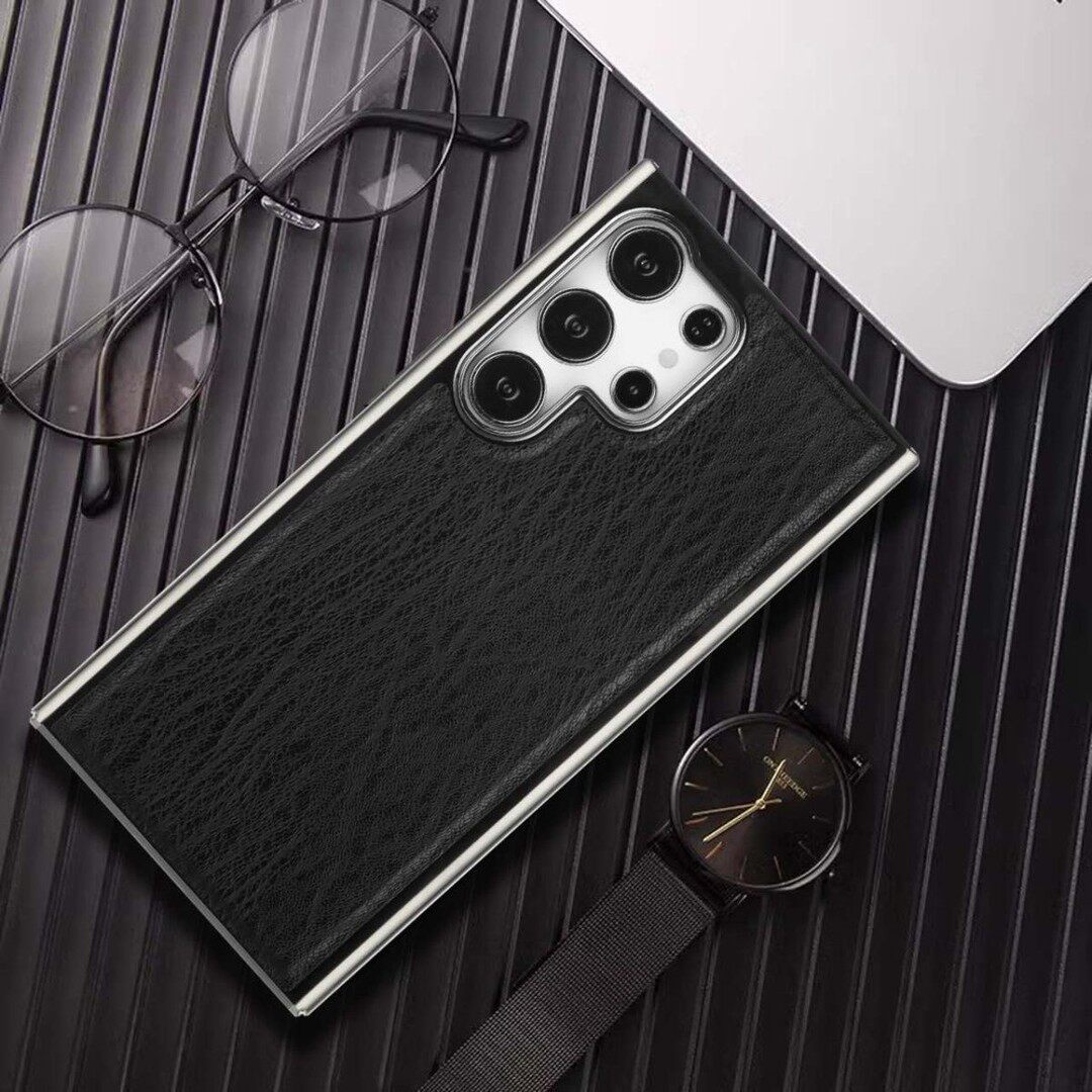 高档树纹皮套适用三星GalaxyS26手机壳S25Ultra新品超好看独特防摔保护套S24/23/22高级奢华小众商务男款外壳