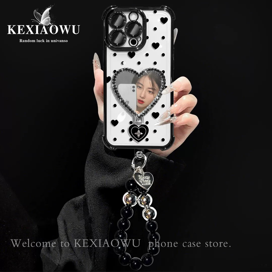 适用苹果OPPO华为荣耀vivo小米手机壳17promax韩系高级感小众四角气囊防摔保护套Mate80promax巨好看女款外壳