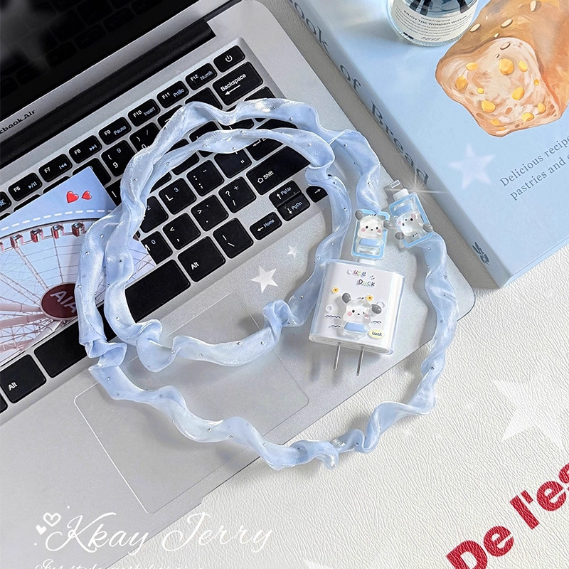 适用苹果17充电线保护套iPhone16/15pro防折断数据线保护缠线器