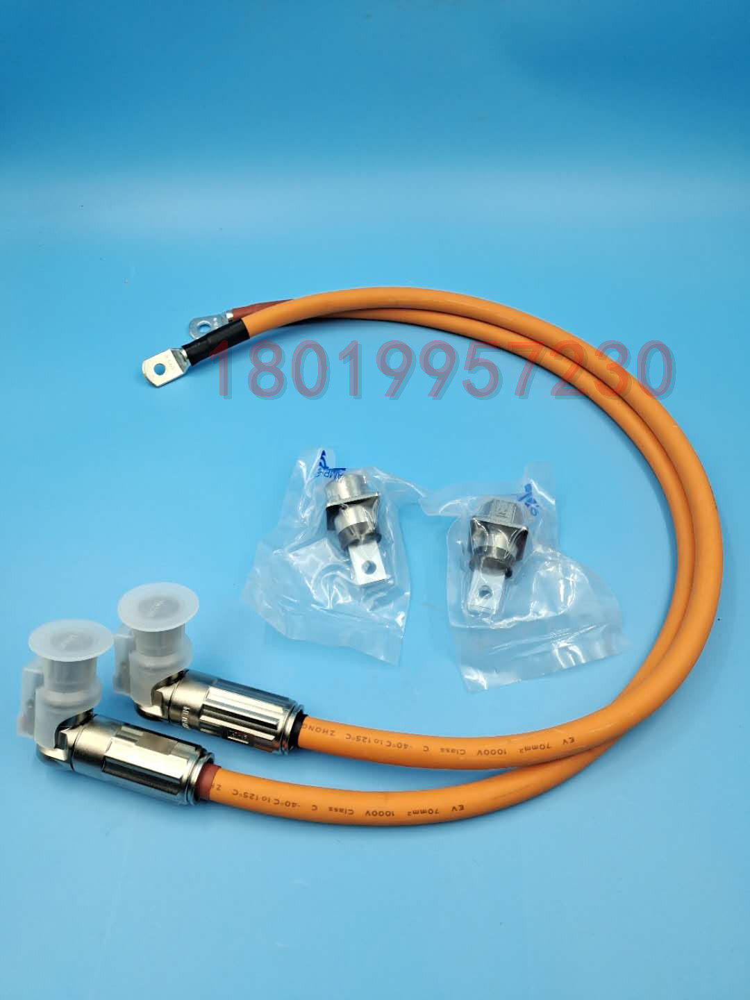 BYD比亚迪平衡重电动叉车充电插头电源电池连接线正负极高压线