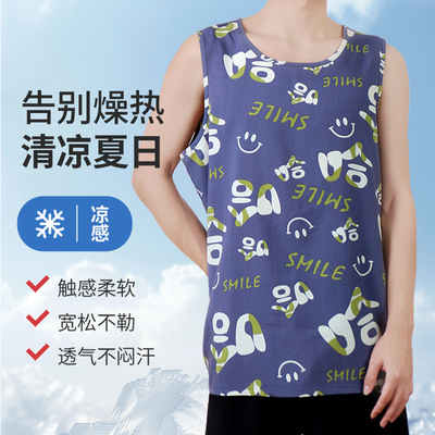 男士背心上衣薄款宽松