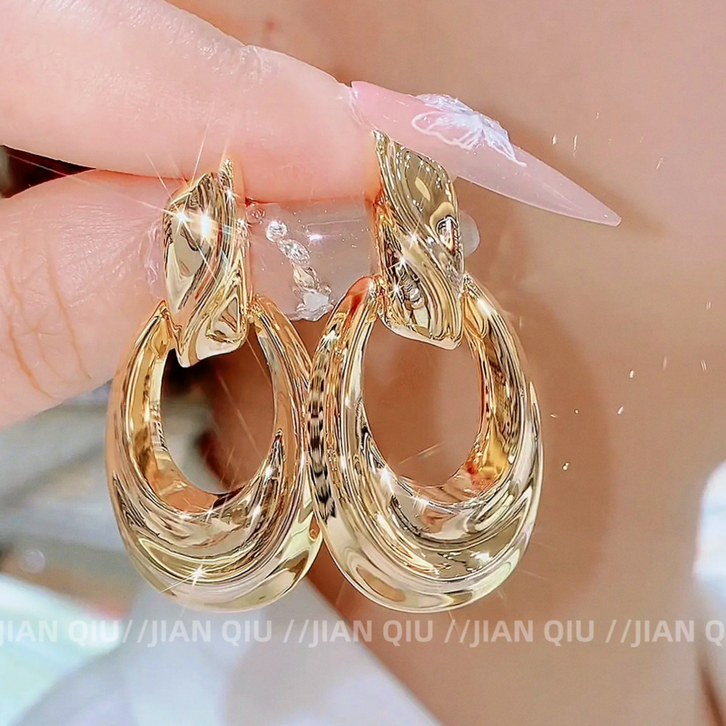 时尚气质冷淡风独特金属复古耳钉新款S925银针高级感几何耳环耳饰,饰品/流行首饰/时尚饰品新,耳环,淘宝优惠券,粉丝福利购,淘宝优惠卷