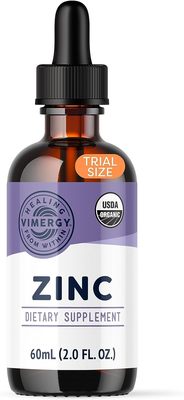 美国代购Vimergy Organic Liquid Zinc, Trial Size - 30 Serving