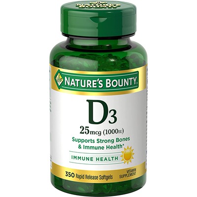 美国代购VitaminD3 Natures Bounty immune supporta