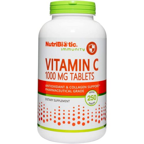 NutriBiotic Vitamin C 1000 Mg 250 Count Tablets