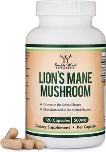 Supplement Mushroom Capsules 美国代购 Month Mane Two Lions