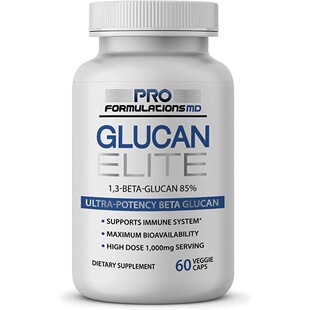 美国代购Glucan Elite 85Beta 1 3D Glucan 500mg 60 vcap