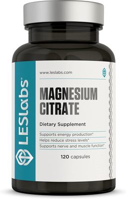 美国代购LES Labs Magnesium Citrate – Stress Relief, Restful