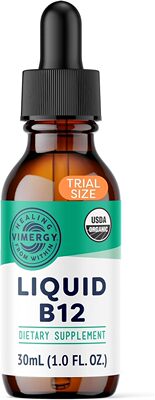 美国代购Vimergy USDA Organic B12, 30 Servings – Alcohol Fre