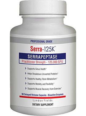 美国代购New Serra125k Serrapeptase Enzyme 125000SPU