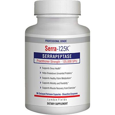 美国代购New Serra125k Serrapeptase Enzyme 125000SPU