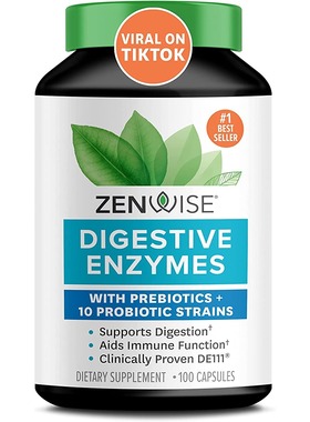 美国代购Zenwise Probiotic Digestive Multi Enzymes