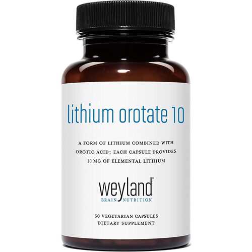 Weyland Brain Nutrition: Lithium Orotate 10mg