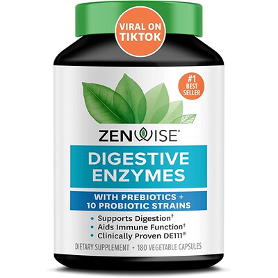 美国代购Zenwise Health Digestive Enzymes Plus Prebioticsa