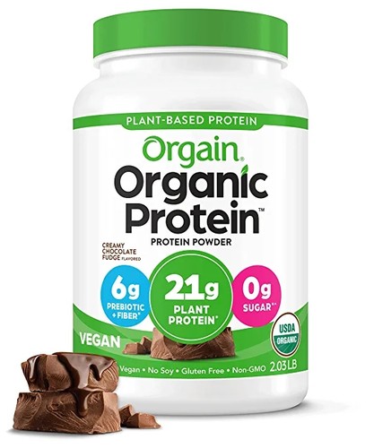 美国代购Orgain Organic Vegan Protein Powder Cr Chocolat