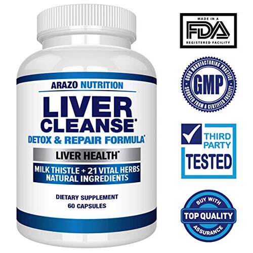 美国代购Liver Cleanse Detox Repair Formula 22Herbs