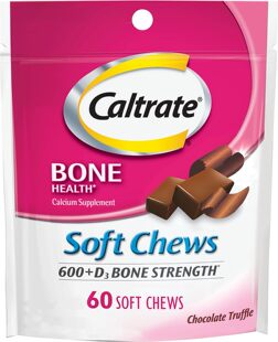 美国代购Caltrate Soft Chews 600 Plus D3 Calcium Vitamin D Su