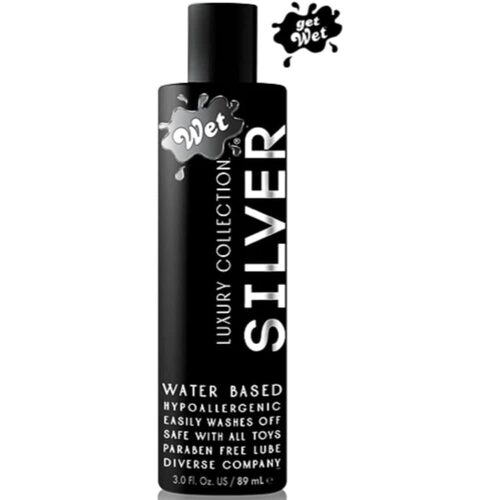 美国代购Wet Silver Water Based Lube 3 Ounce Premium