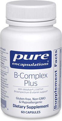 美国代购Pure Encapsulations B-Complex Plus - B Vitamins Supp