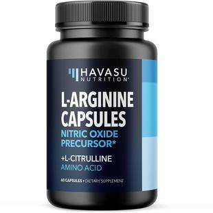 Capsules Arginine for Active Count 美国代购 Males60