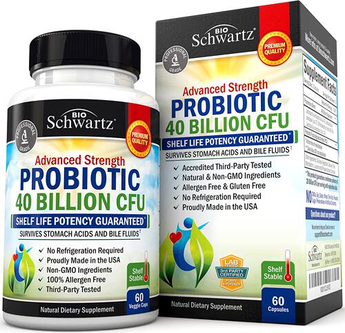 美国代购Daily Probiotic Supplement with 40 Billion CFU