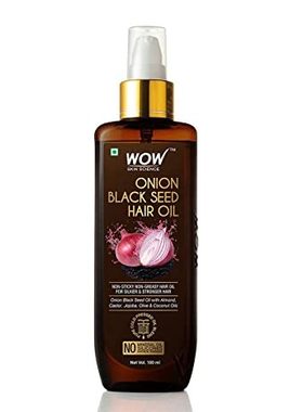 美国代购WOW Skin Science Onion Black Seed Hair Oil for Dry D