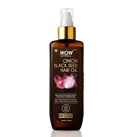 美国代购WOW Skin Science Onion Black Seed Hair Oil for Dry D