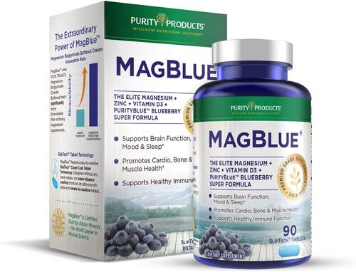 美国代购MagBlue Purity Products Magnesium Bisglycinate