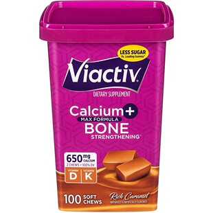 美国代购Viactiv Calcium VitaminD3 Supplement Soft Chews