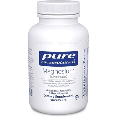 美国代购Pure Encapsulations Magnesium Glycinate