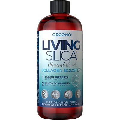 美国代购Living Silica Collagen Booster Liquid  Vegan