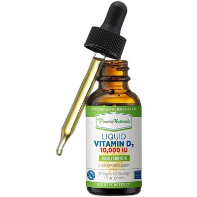 美国代购Power Naturals High Potency VitaminD3