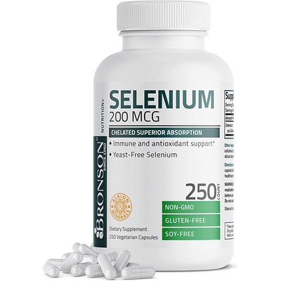 美国代购Bronson Selenium 200 mcg for Immune System