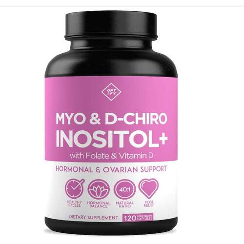 美国代购Premium Inositol Supplement - Myo-Inositol and D-Ch