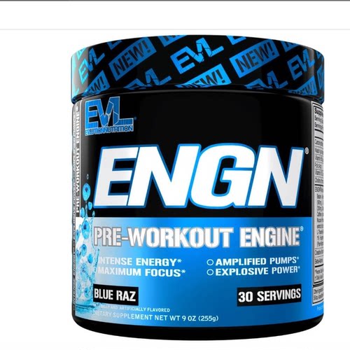 美国代购Evlution Nutrition ENGN PreWorkout Pikatropin